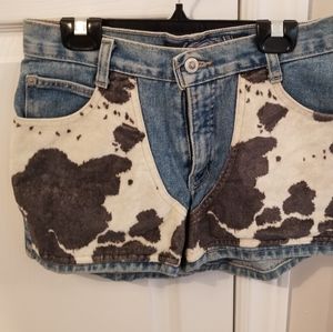 Shorts Cow Print Size 5